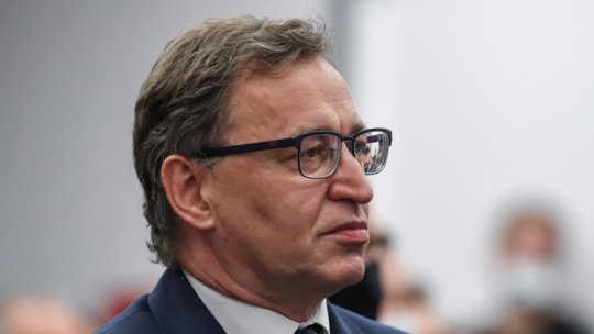 Były prezes IPN Jarosław Szarek. Fot. PAP/P. Skraba