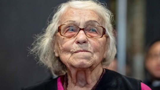 Sprawiedliwa wśród Narodów Świata Marianna Jarosz-Krasnodębska. Fot. PAP/W. Pacewicz