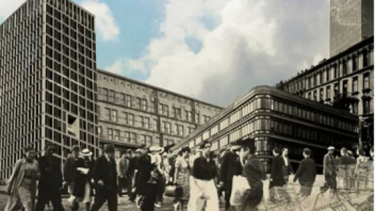 Okładka książki „Aleje Jerozolimskie w Warszawie. Wydarzenia, ludzie, domy”