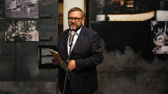 Dyrektor Muzeum Powstania Warszawskiego Jan Ołdakowski. Fot. PAP/A. Zawada