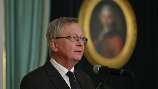 Dyrektor Zamku Królewskiego w Warszawie prof. Wojciech Fałkowski. Fot. PAP/P. Nowak