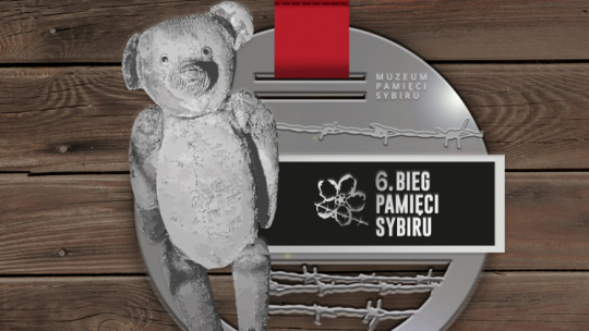 Oficjalny medal Biegu Pamięci Sybiru. Źródło: www.biegpamiecisybiru.pl