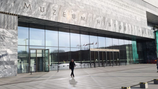 Minister kultury Bartłomiej Sienkiewicz odwiedził Muzeum Historii Polski. Fot. Danuta Matloch / MKiDN
