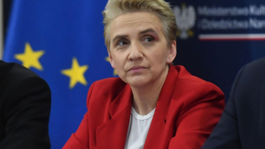 Wiceminister kultury i dziedzictwa narodowego Joanna Scheuring-Wielgus. Fot. PAP/P. Nowak
