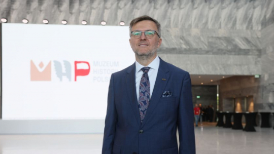Dyrektor Muzeum Historii Polski Robert Kostro. Fot. PAP/L. Szymański