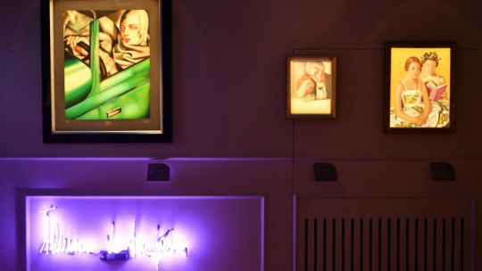 Wystawy "Tamara Łempicka – ponad podziałami" w Muzeum Narodowym w Lublinie. 2022 r. Fot. PAP/W. Jargiło