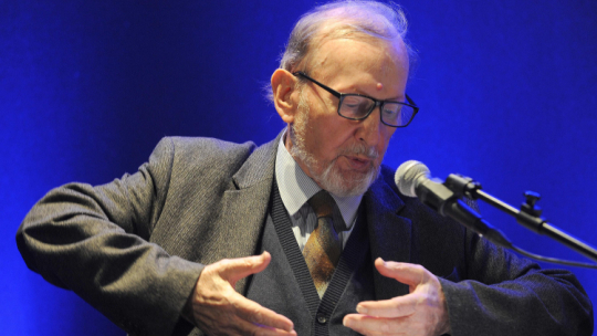 Ernest Bryll na benefisie w 2019 roku, Fot. PAP/A. Rybczyński