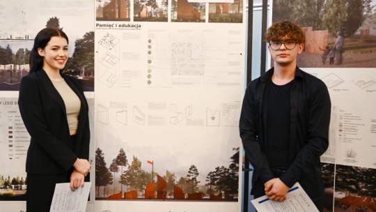 Barbara Wójcik i Jakub Staszak, studenci architektury Politechniki Gdańskiej. Fot. PAP/M. Gadomski