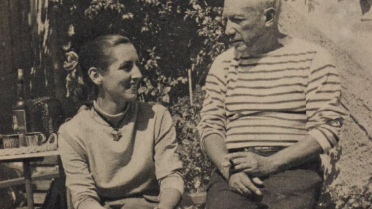 Francoise Gilot i Pablo Picasso. Źródło: Wikimedia Commons