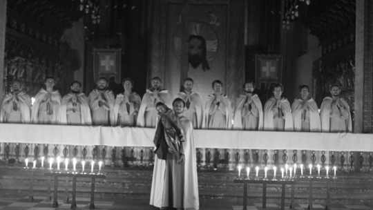 Gra o męce i zmartwychwstaniu w reżyserii Kazimierza Dejmka w 1981 roku. Fot. PAP/I. Jarosińska