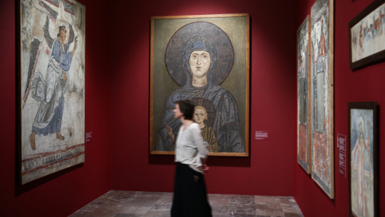 Otwarcie wystawy „Złote runo – sztuka Gruzji” w Muzeum Narodowym w Krakowie.  PAP/Ł. Gągulski