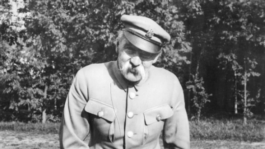 Marszałek Józef Piłsudski w Moszczenicy. 1934 r. Fot. NAC