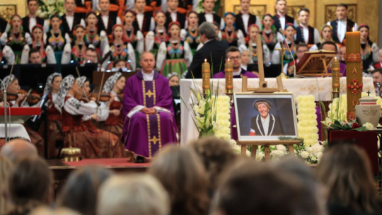 Uroczystości pogrzebowe Zofii Czekalskiej "Sosenki". Fot. PAP/S. Pulcyn