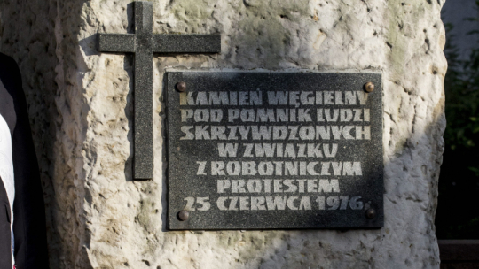 Pomnik radomskiego czerwca 1976, Fot. PAP/M. Walczak