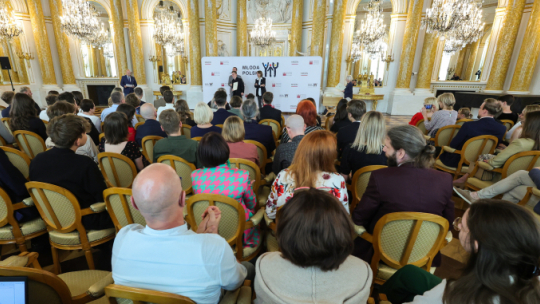 Gala XXI edycji programu stypendialnego Ministerstwa Kultury i Dziedzictwa Narodowego „Młoda Polska” na Zamku Królewskim w Warszawie. Fot. PAP/S. Pulcyn