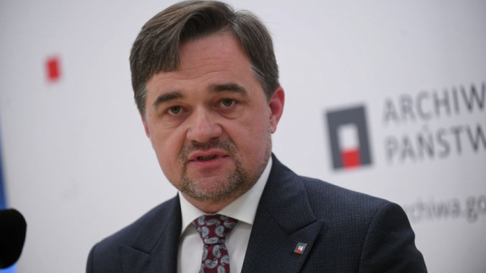 Naczelny dyrektor Archiwów Państwowych dr Paweł Pietrzyk. Fot. PAP/M. Obara