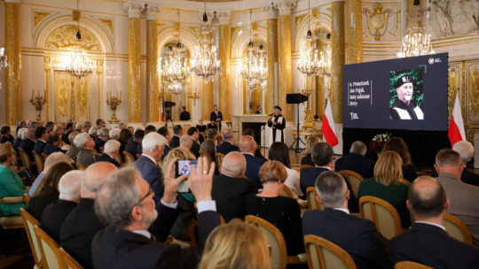 Uroczysta gala wręczenia nagrody IPN „Kustosz Pamięci Narodowej”. Fot. portal IPN.