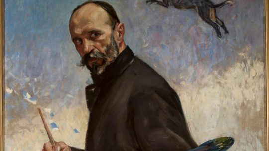 Julian Fałat "Autoportret" (1896) Źródło: zbiory Cyfrowego Muzeum Narodowego w Warszawie