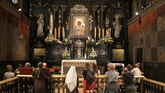 Sanktuarium Matki Bożej Częstochowskiej na Jasnej Górze. Kaplica Matki Boskiej Częstochowskiej. PAP/Afa Pixx/Zenon Żyburtowicz