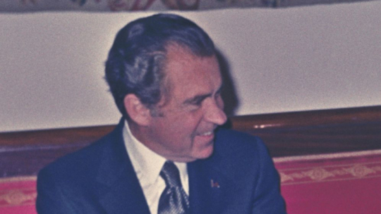 Richard Nixon. Fot. PAP/J. Morek
