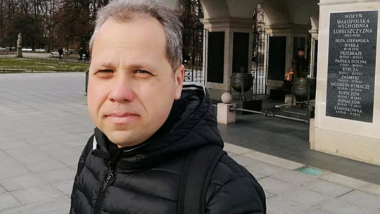 Ihar Mielnikau. Fot.Studium Europy Wschodniej UW.