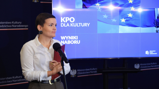 Podsekretarz stanu w Ministerstwie Kultury i Dziedzictwa Narodowego Marta Cienkowska. PAP/Szymon Pulcyn