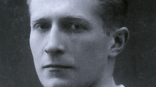 Tadeusz Gebethner w koszulce Polonii Warszawa, fot. Wikipedia