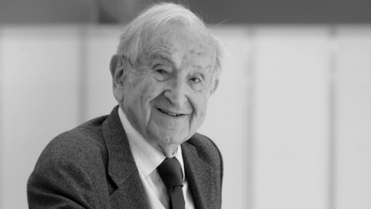 Joseph Rykwert w Międzynarodowym Centrum Kultury w Krakowie w 2013 r. Fot. Wikipedia.