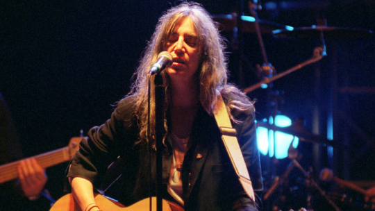 Koncert Patty Smith w Sali Kongresowej w Warszawie 2002 r. PAP/ Jacek Turczyk