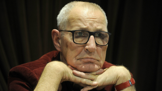 Leszek Szaruga w stołecznym Klubie Księgarza w 2018 r. PAP/Andrzej Rybczyński