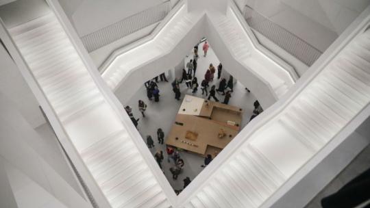 Otwarcie dla publiczności nowej siedziby Muzeum Sztuki Nowoczesnej w Warszawie. Fot. PAP/T. Gzell