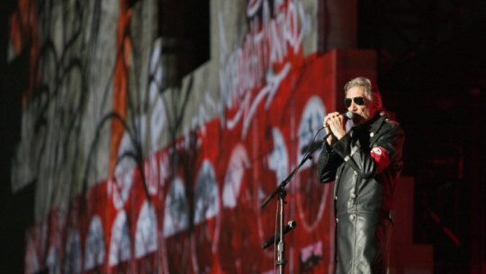 Roger Waters, były członek zespołu Pink Floyd (w 2013 r.), fot. PAP/EPA/ANSA/S. Constantino