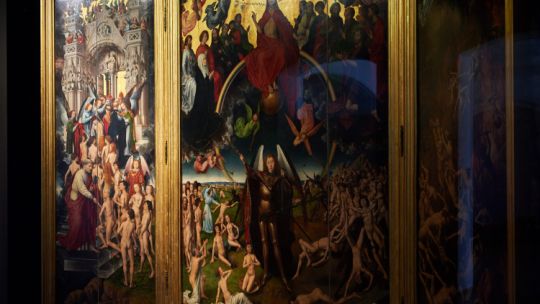 Sąd ostateczny - tryptyk Hansa Memlinga, fot. PAP/A. Warżawa