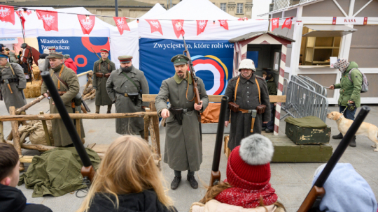 Miasteczko Powstańcze w ramach obchodów rocznicy Powstania Wielkopolskiego, fot. PAP/J. Kaczmarczyk
