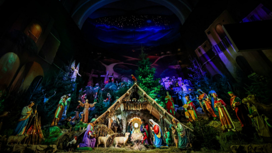 Panewicka szopka w 2024 roku. Fot. Jakub Dyl/wkatowicach.eu