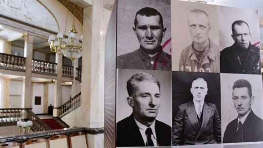 Fragment wystawy upamiętniającej Tragedię Górnośląską. Fot. Patryk Pyrlik/UMWŚ