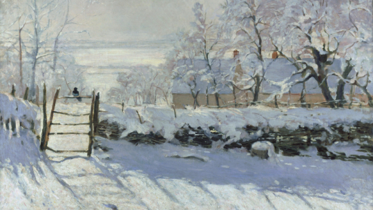 Claude Monet, Sroka /Fot. Google Art Project