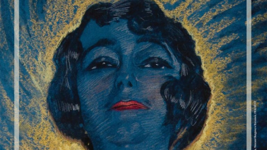 Plakat informujący o wystawie