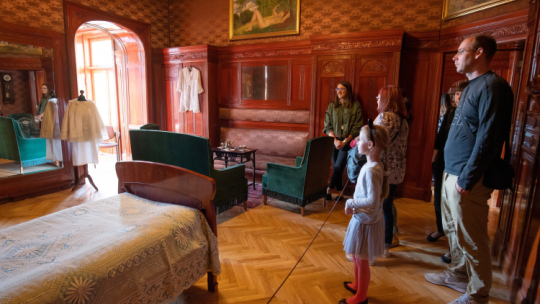 Muzeum Miasta Łodzi mieści się w Pałacu Poznańskich - najokazalszej w mieście dawnej rezydencji fabrykanckiej. Fot. PAP/Grzegorz Michałowski 