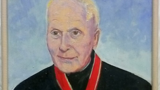 Ks. Józef Sieradzan (1912-1996), fot. reprodukcja Zespół Szkół Techniczno-Elektronicznych w Kaliszu