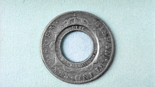 Holey Dollar z 1813 roku, fot. MKiDN 