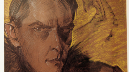 Stanisław Ignacy Witkiewicz (Witkacy), autoportret, reprodukcja PAP