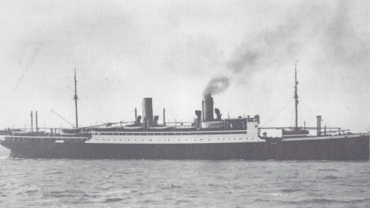 Statek Stuttgart, 1924 r. /Źródło: de.wikipedia