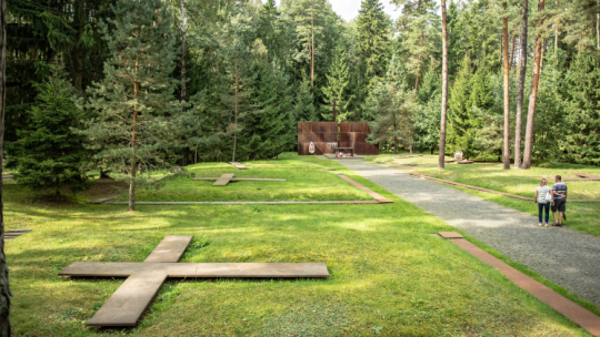 Polski Cmentarz Wojenny w Katyniu (stan z 2018 r.). Fot. PAP/Wojciech Pacewicz