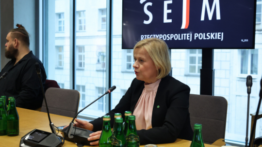 Sekretarz stanu w Ministerstwie Kultury i Dziedzictwa Narodowego Bożena Żelazowska.  PAP/Albert Zawada