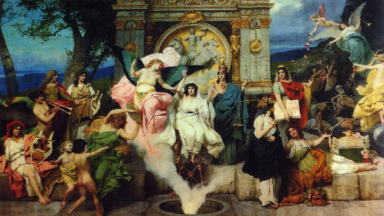 Parnas, obraz Henryka Siemiradzkiego