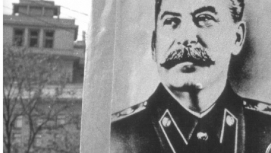 Portret Stalina, fot. PAP/Boris Razganov