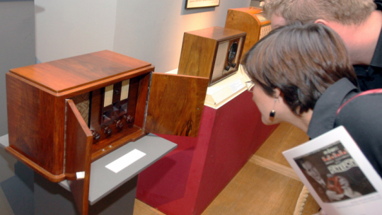 Wystawa poświęcona historii Polskiego Radia, fot. PAP/Paweł Kula