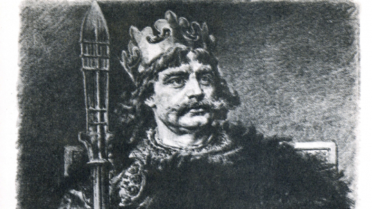 Bolesław Chrobry, reprodukcja rysunku Jana Matejki PAP/Reprodukcja Wojtek Pacewicz