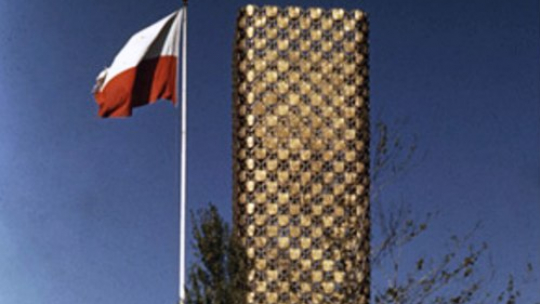 Złota wieża na wystawie światowej w Nowym Jorku w 1939 r., fot. domena publiczna